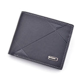 OTUSI Short Men Wallets Clutch Slim Card Holder Zipper Coin Pocket Mens Wallet New Fashion Brand Photo Holder Small Male Purses