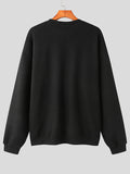OTUSI 2024 New Fashion  Man Sweater Mens Solid Cutout Long Sleeve Sweater SKUJ89324