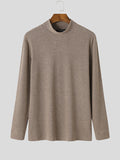 OTUSI 2024 New Fashion  Man Sweater Mens Solid Half Collar Long Sleeve Sweater SKUJ89228