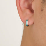 Otusi Green Hoop Earrings