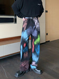 OTUSI 2024 New Fashion Pants Men¡®s trendy Y2K men stylePainted Straight-leg Jeans