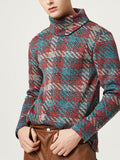OTUSI 2024 New Fashion  Man Sweater Mens High Neck Long Sleeve Pullover Sweater SKUJ89997