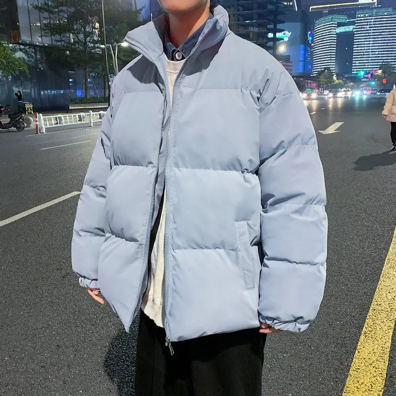 Otusi-2024 Harajuku Men's Parkas Warm Thicken Fashion Coat Oversize Winter Casual Jacket Male Streetwear Hip Hop Coat Woman Parkas 5XL