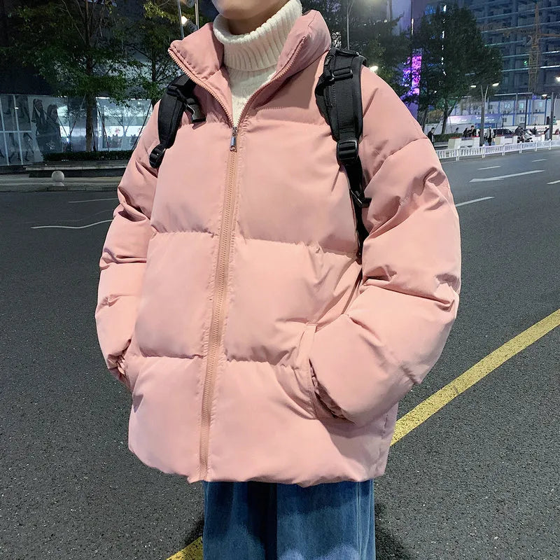 Otusi-2024 Harajuku Men's Parkas Warm Thicken Fashion Coat Oversize Winter Casual Jacket Male Streetwear Hip Hop Coat Woman Parkas 5XL