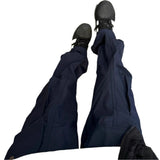 street fashion men streetwear Navy Blue American Functional Style Overalls Men's Summer and Autumn Thin Waterproof Quick-Drying Punching Pants Outdoor Hiking Pants