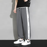 Men Summer Wide Leg Pants Loose Quick Dry Tactical Pants Running Sport Fitness Casual Trouser Fashion Oversize Jogging Pants