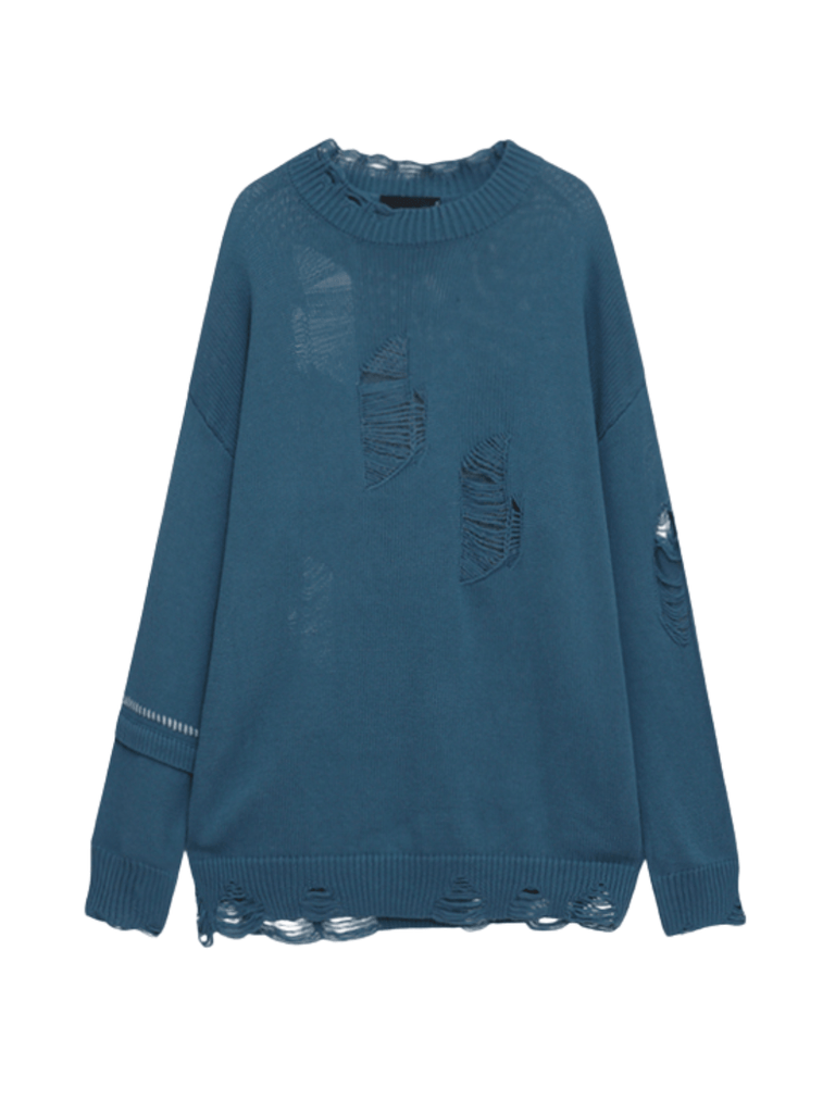 Otusi [NIUGULU] Stitch Loose Casual Sweater NA199