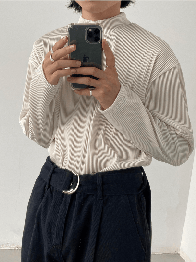 Otusi [GENESISBOY] striped shirt NA308