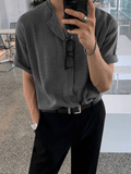 Otusi [MRCYC] Short Sleeve Knit Cardigan T-shirt na778
