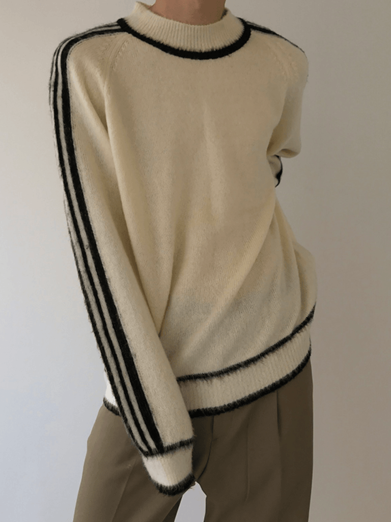 Otusi [COLN] Contrast Color Knit CL540
