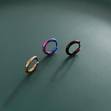 OTUSI 2024 New Jewelry FADED COLORED HOOP EARRING
