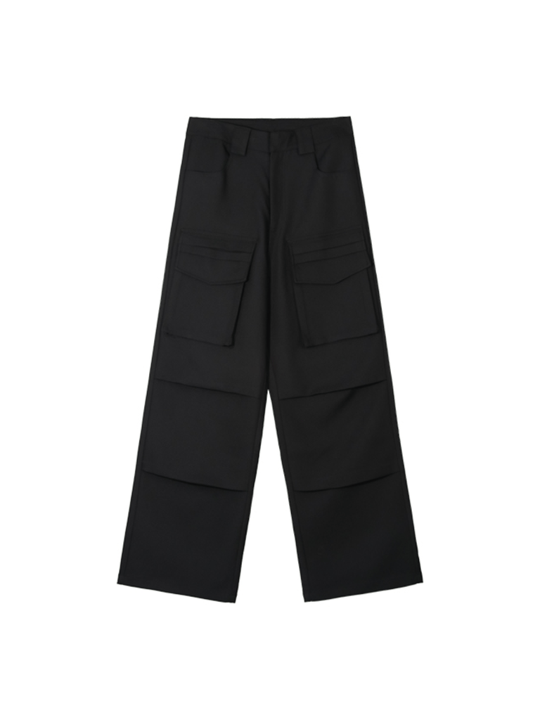 Otusi functionalwide-leg pocket casual pants