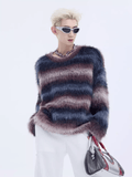 Otusi round neck striped sweater