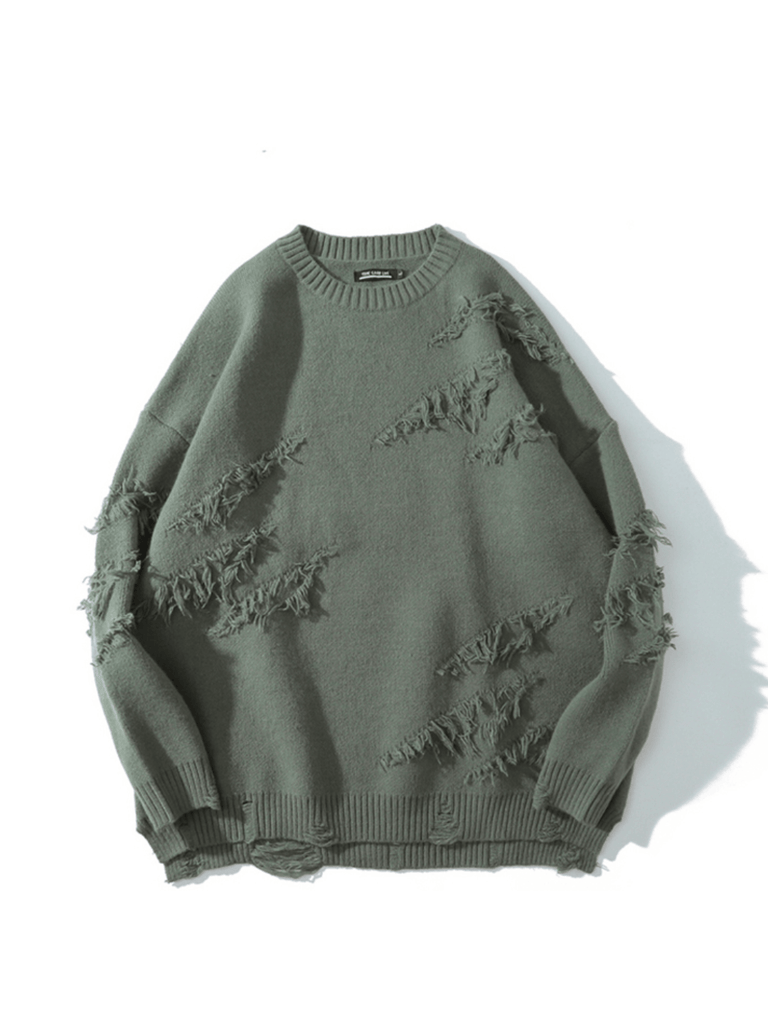 Otusi [XPKAEAX] Design Round Neck Sweater NA200