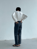 Otusi [GENESISBOY] Wool feel fabric high T-shirt NA303