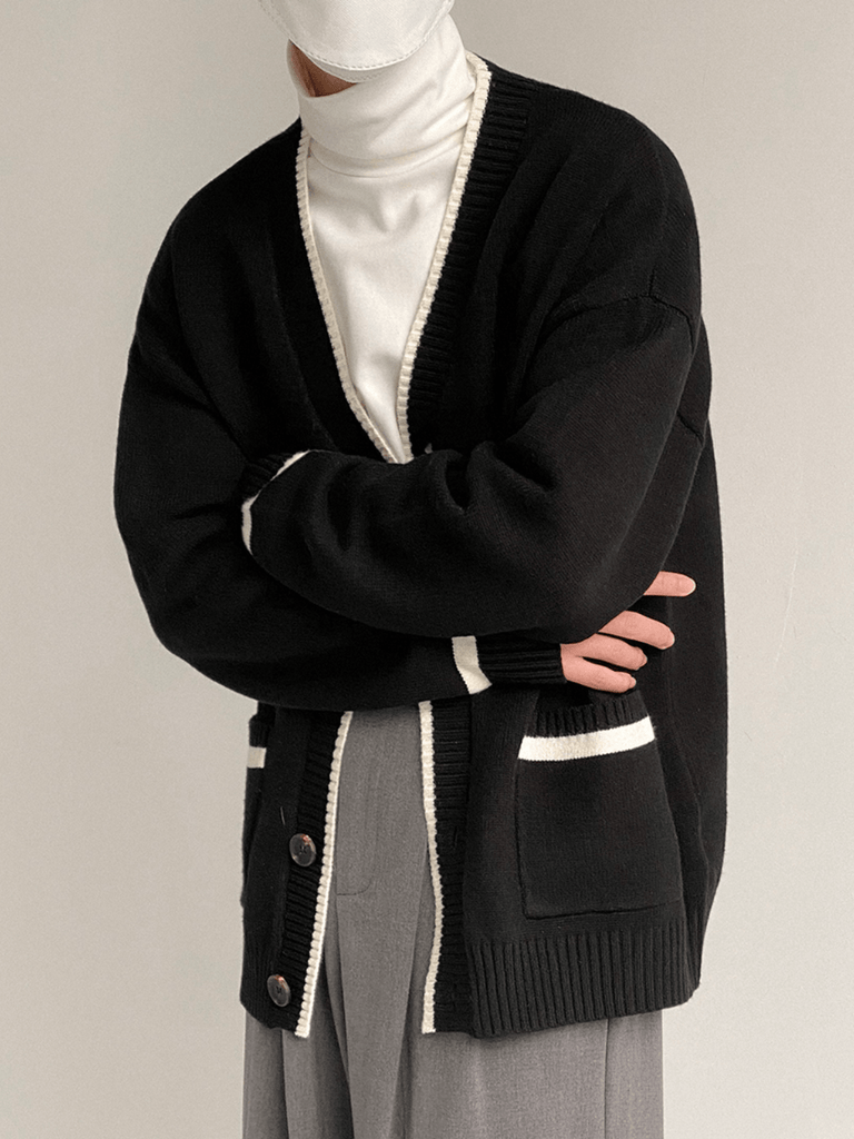 Otusi [DAZIONSED] Trendy design V-neck sweater NA602