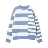 Otusi Asymmetrical Striped Sweater
