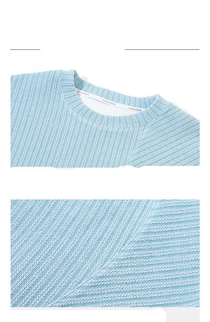 Otusi Casual Knitted Texture Sweater