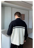 Otusi Color-Block Knitted Jacket