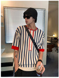 Otusi Color-Blocking Striped Shirt