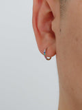Otusi Colored Zircon Hoop Earrings