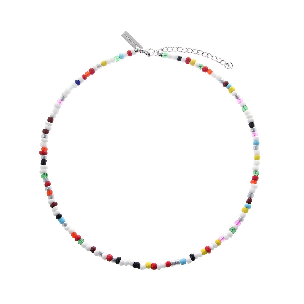 Otusi Colorful Acrylic Beaded Necklace