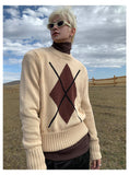 Otusi Crew Neck Wool Pullover Knitted Sweater