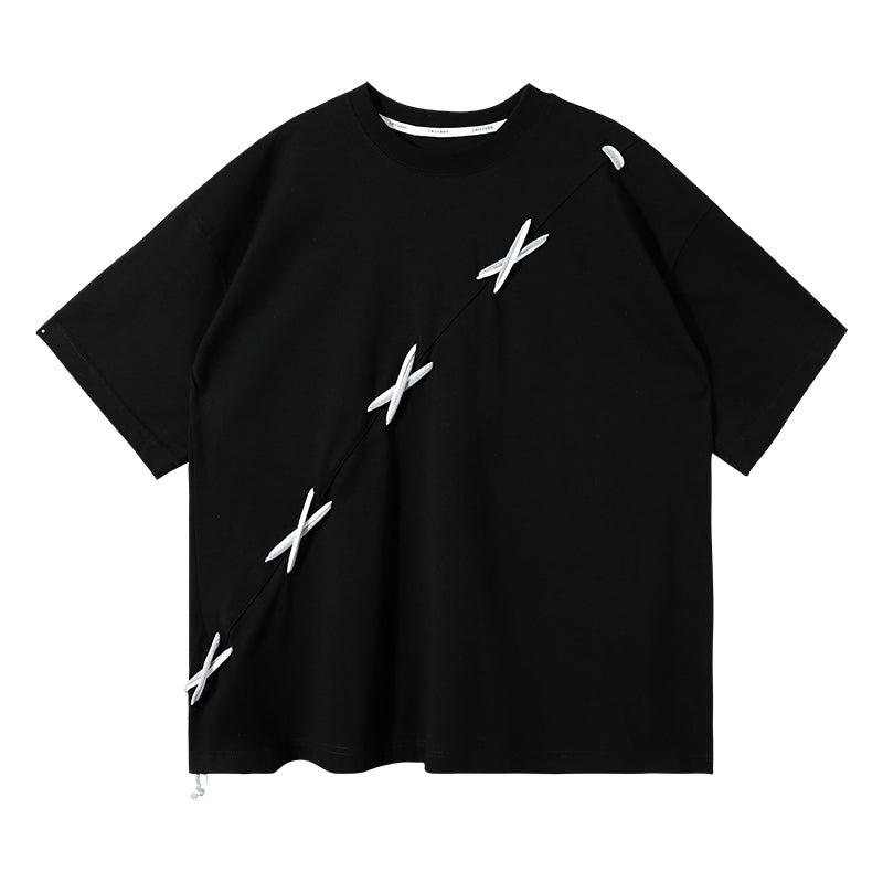 Otusi Embroidery Half-sleeved T-shirt