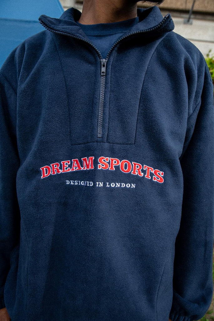Otusi Fleece in Navy with Dream Sports Embroidery