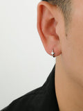Otusi Four Pointed Star Hoop Earrings