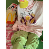 Otusi Fruit Print Hooded Sweatshirt