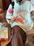 Otusi Fruit Print Hooded Sweatshirt