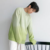 Otusi Gradient Long-sleeved Knitted Sweater