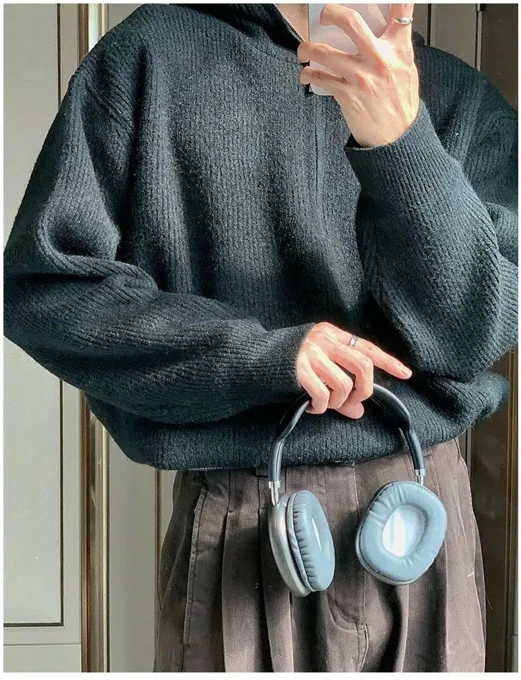 Otusi Half-zip Hooded Pullover Sweater