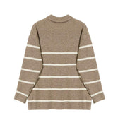 Otusi Half-zip Striped Sweater