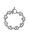 Otusi Heart Bracelet in Titanium Steel