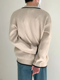 Otusi Lapel Collar Polo Sweater