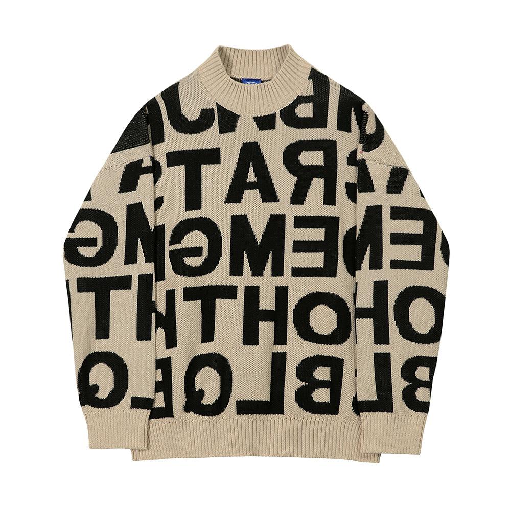 Otusi Letters Long-sleeved Sweater