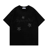 Otusi Letters Star Embroidery T-shirt