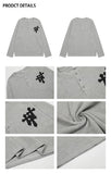 Otusi Long-sleeve Cross Print Shirt