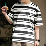Otusi Loose Fit Striped T-shirt