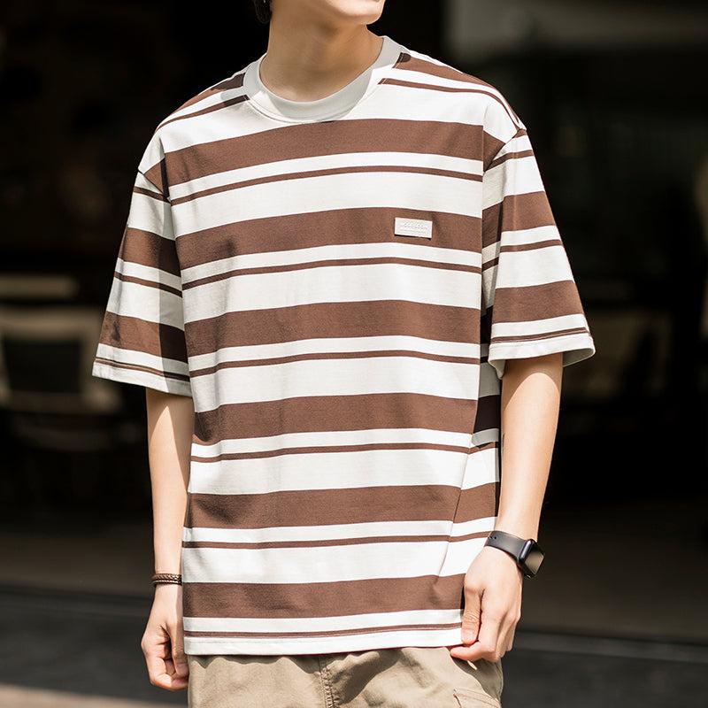 Otusi Loose Fit Striped T-shirt