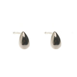 Otusi Metal Water Drop Stud Earrings