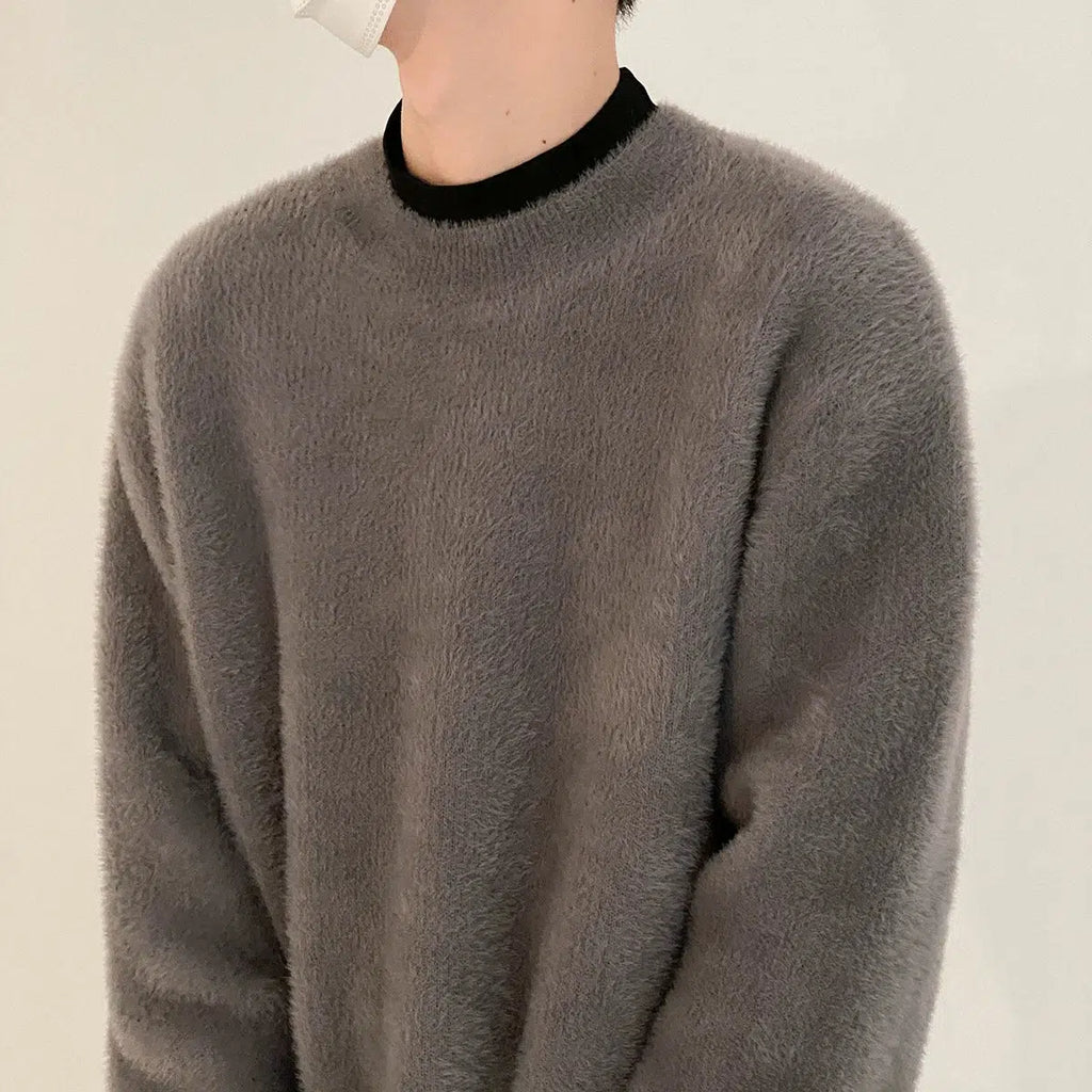 Otusi Mohair Cashmere Pullover Sweater