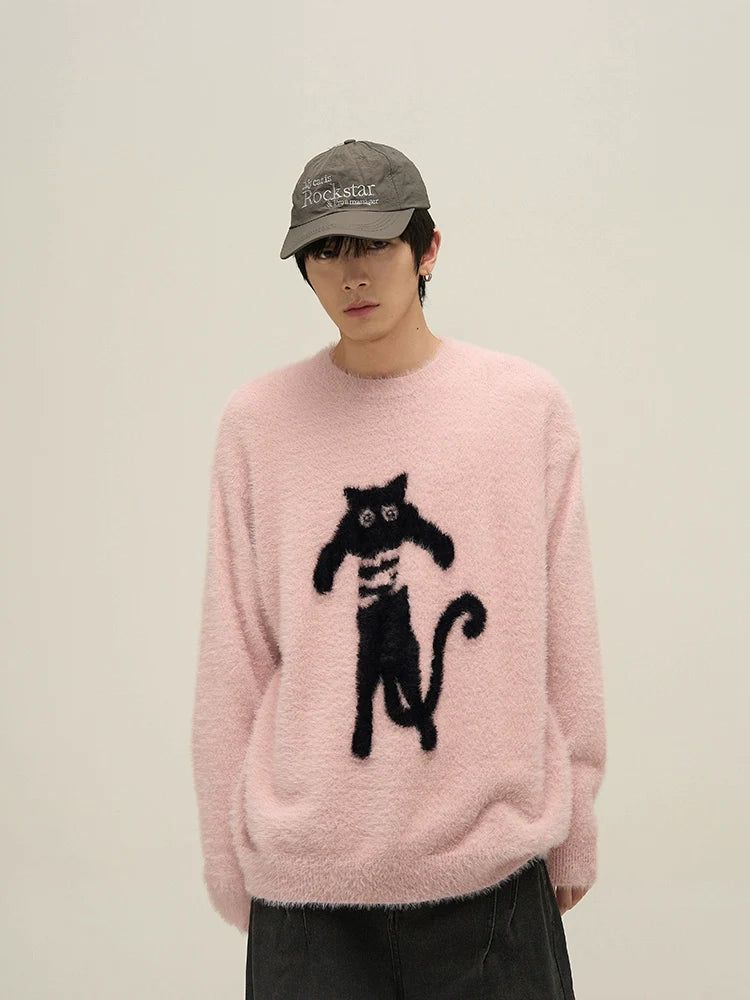 OTUSI 77Fight Lifted Cat Sweater