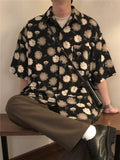 OTUSI 2024 New Fashion Men's Trendy Nagawl Floral Pattern Shirt