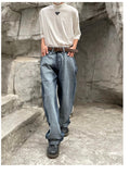 Otusi straight loose washed jeans