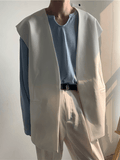 Otusi [ACETAILORS STUDIO] trendy collarless suit vest NA585
