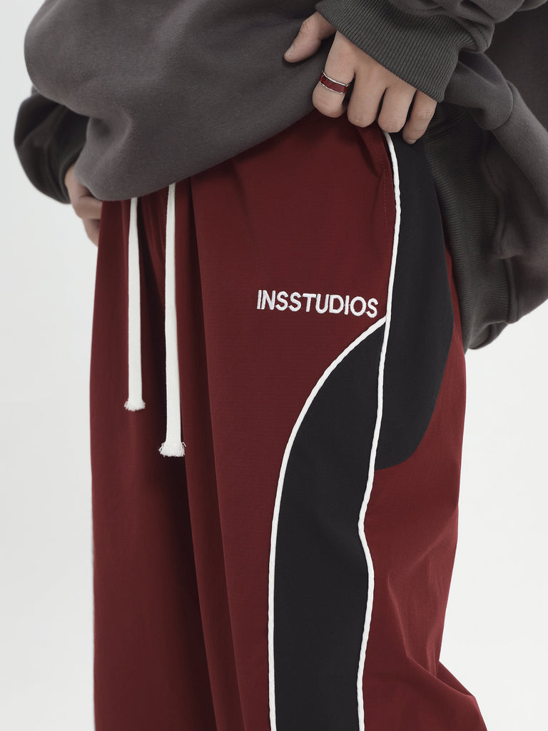 Otusi [INSstudios] contrast stitching clip strip casual pants na823