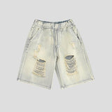 Otusi [INSstudios] shorts retro washed five-point denim pants na710